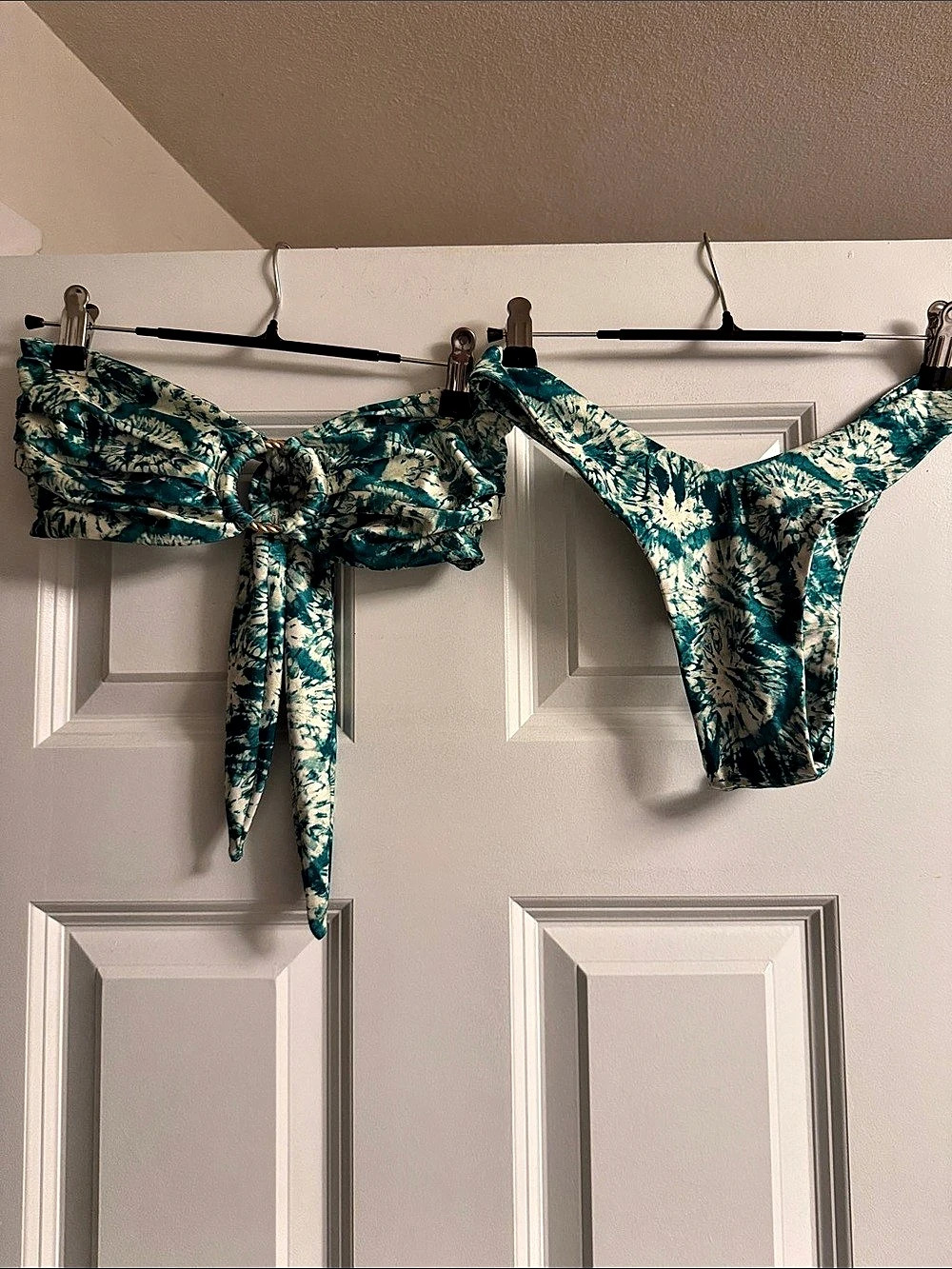 Kulani Kini Bikini Set in Green Like New